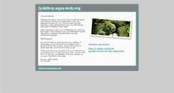 Desktop Screenshot of jyrkiboy.aqua-web.org