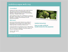 Tablet Screenshot of jyrkiboy.aqua-web.org